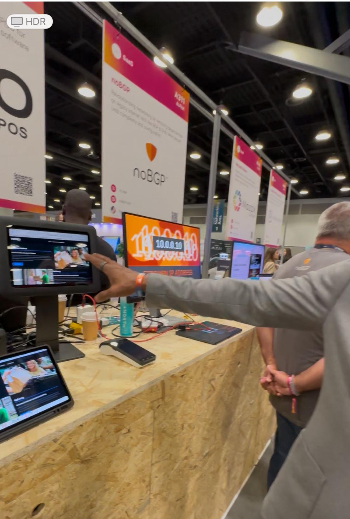 Interactive live demo showing real-time analytics and POS features